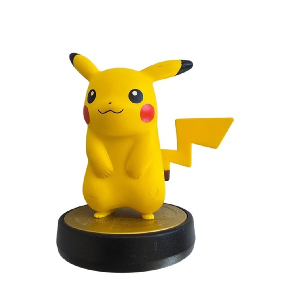 Pokemon Pikachu Amiibo Super Smash Bros Nintendo Wii U 3DS Gaming Accessory